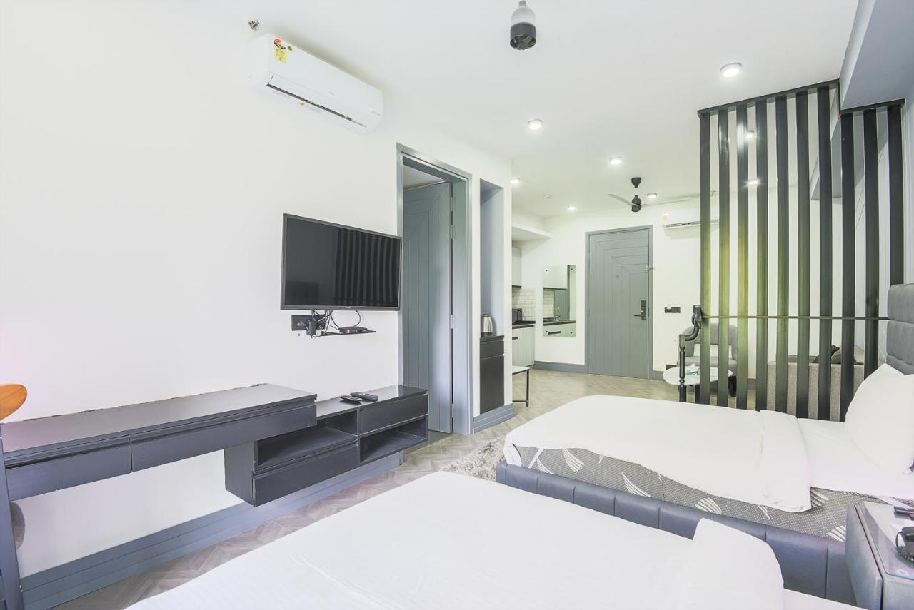Bedchambers Serviced Apartments - Cyber City Gurgaon Buitenkant foto